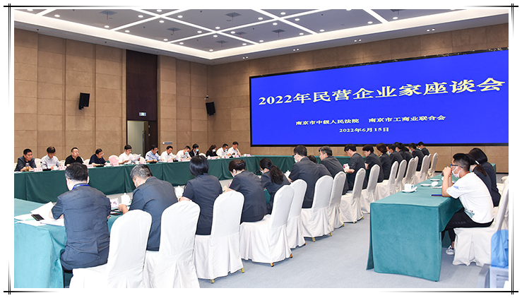 集团董事长王根彬参加2022年民营企业家座谈会